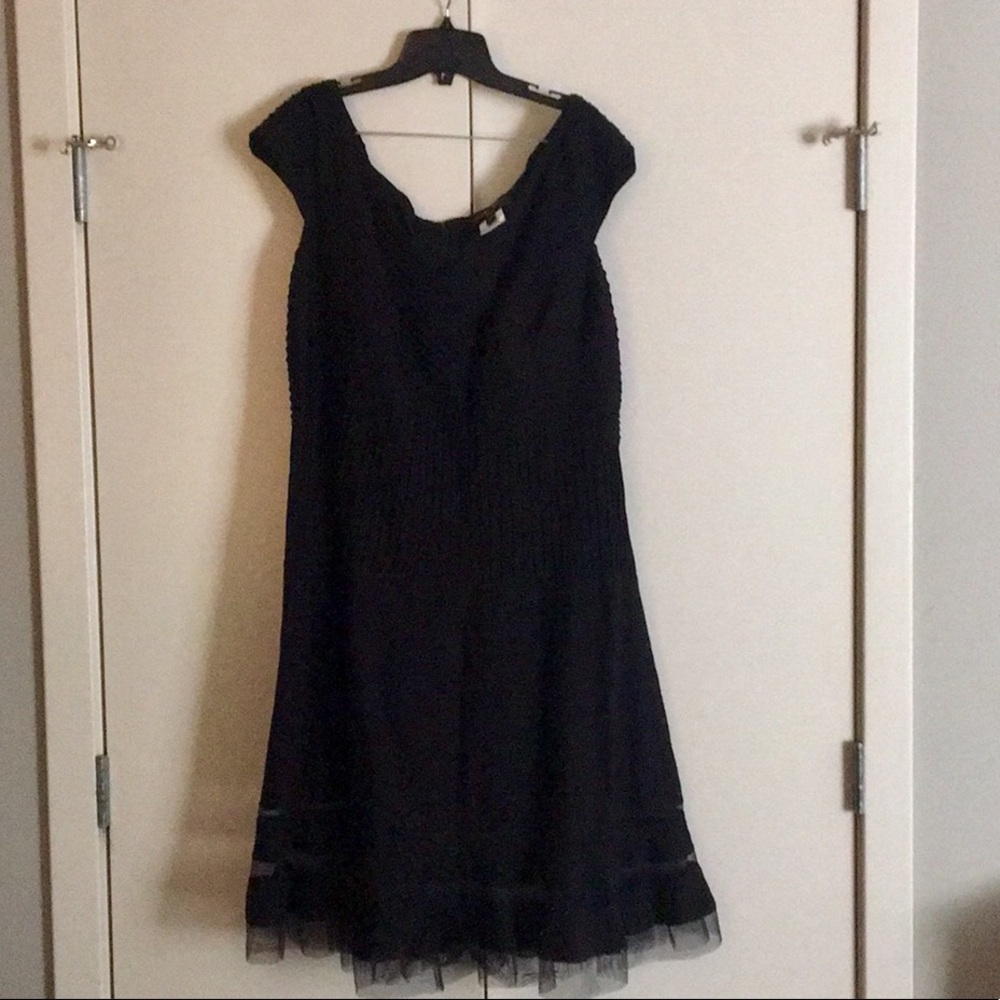 Tadashi Shoji Plus Size Black Cocktail dress
